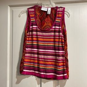 Stripe/Paisley Tank